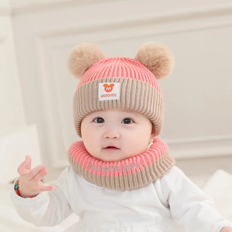 Gorro lana suave para el bebé recién nacido protector calor invierno - imagen 3