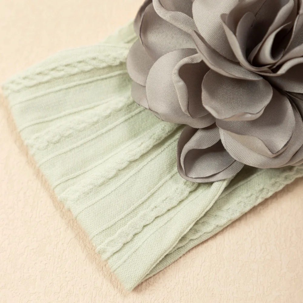 3 unids/set de diademas de flores Kawaii para niñas, diademas de flores de nailon elástico suave, accesorios para fotos, accesorios para el cabello - imagen 4