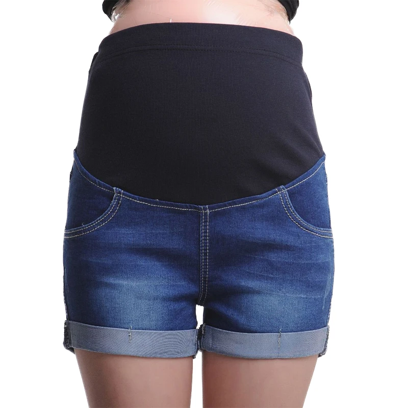 Pantalones cortos de maternidad de verano, pantalones vaqueros de mezclilla para embarazadas, ropa de mamá, pantalones vaqueros para embarazo, pantalones cortos, ropa de maternidad - imagen 5