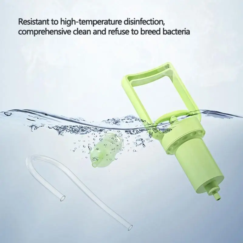 Limpiador nasal portátil para bebés D7YD, herramienta succión líquida para nariz fácil usar para bebés - imagen 5