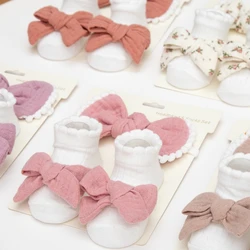 Calcetines antideslizantes para bebé con diadema – 0-24 meses