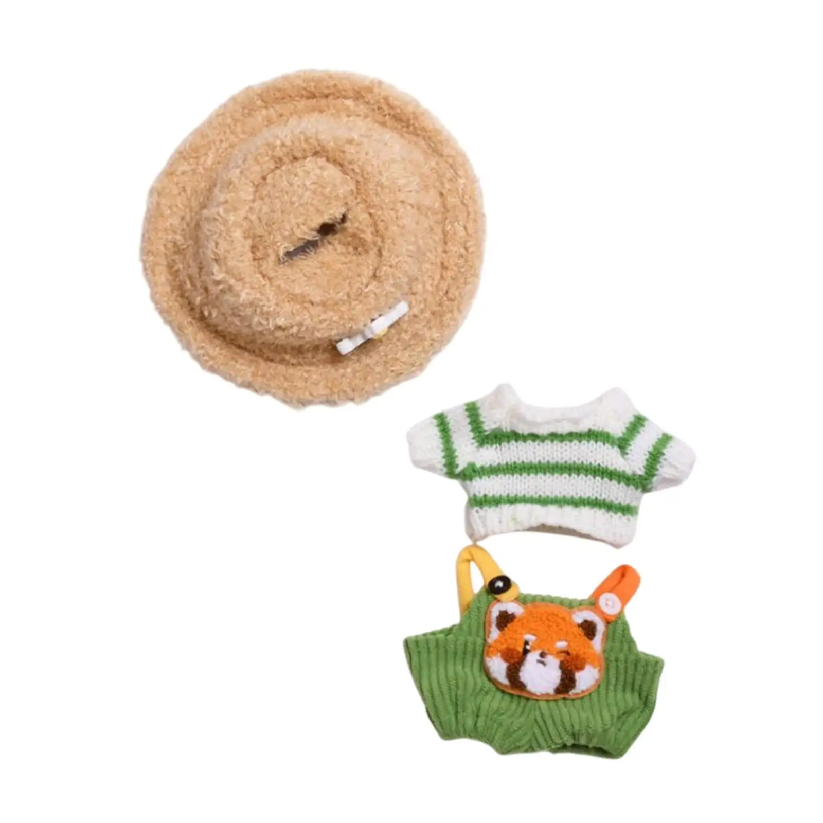 Doll Clothes Costumes Comfortable for Little Girls Jumpsuit Stylish Cute Pendant Doll Outfits Doll Clothing for 6.69inch Doll