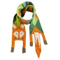 khaki orange fox