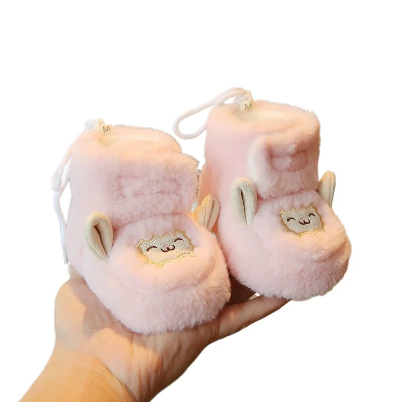 Botas de invierno para niños con forro felpa antideslizante y suaves