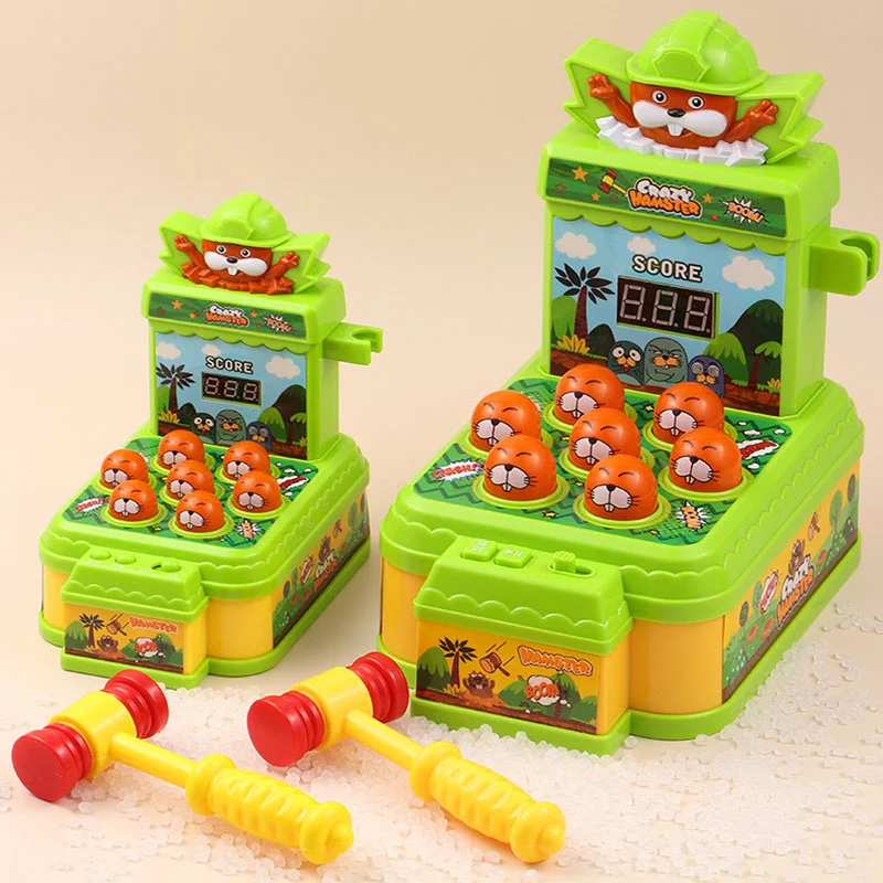 Whack A Mole Challenge-juegos de fiesta con puntuación, juguetes eléctricos para dos personas, juegos de mesa de batalla con luces, música, juguetes de escritorio de dibujos animados - imagen 5