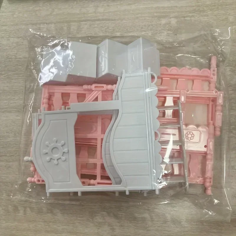 Encantadora litera europea y cama doble de princesa para niñas: accesorios para casa de juegos incluidos - imagen 3