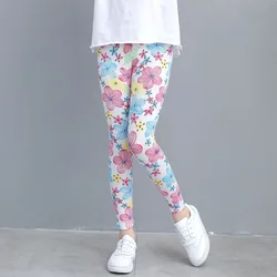 Leggings florales para niñas, cómodos y transpirables