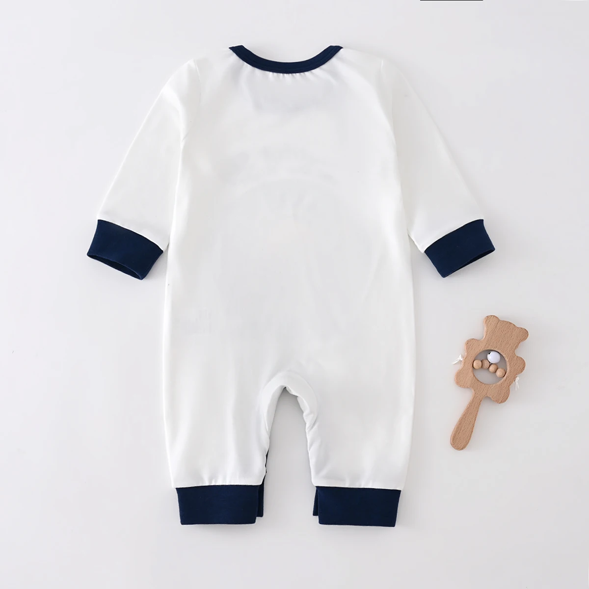 Body para niño recién nacido, mono con estampado de astronauta, ropa para niña, pelele de manga larga de 1 a 9M para las cuatro estaciones - imagen 2