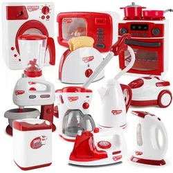 Set de cocina infantil con licuadora y cafetera para casa de muñecas