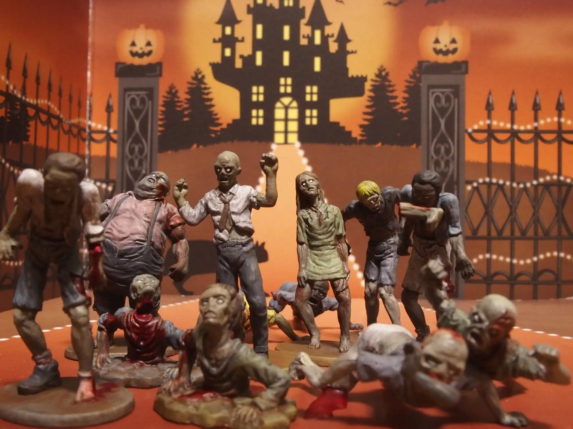 Cápsula de Tarlin, juguetes Mob Zombie 1/35, adornos en miniatura pintables, figuras de colección de animación de terror de soldado verde gris - imagen 5