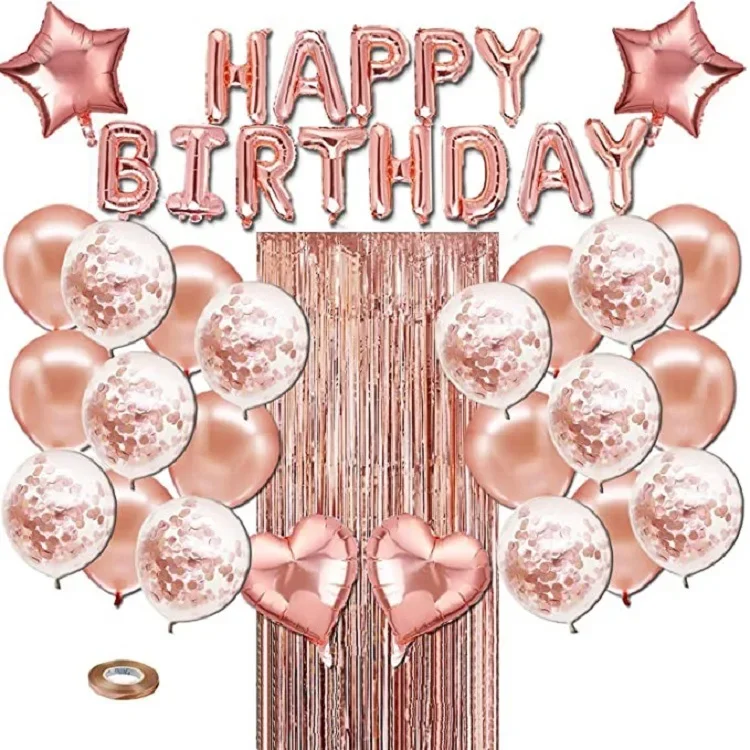 rose gold balloon