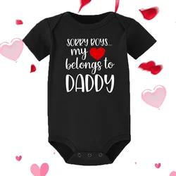 Body para bebé recién nacido – Sorry Boys My Heart – Regalo San Valentín papá