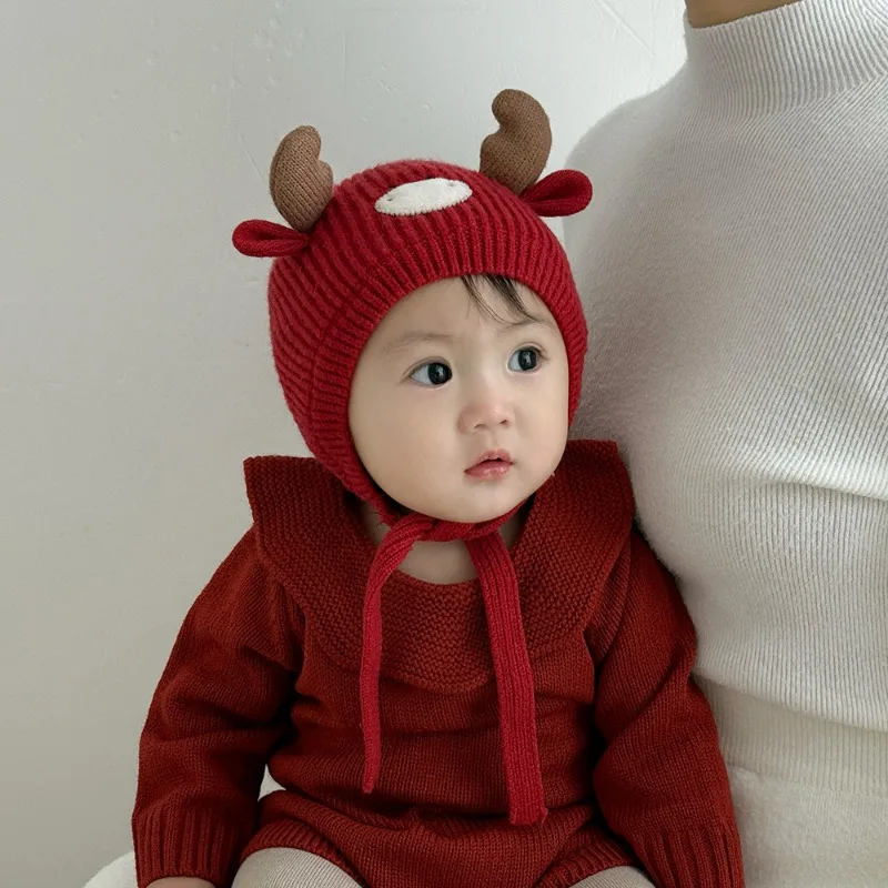 Gorro polar infantil con orejeras – Estampado animal - imagen 2