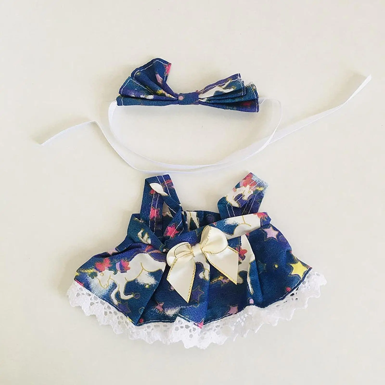 Doll Clothes Plush Doll Skirt and Hairband Comfortable Wear