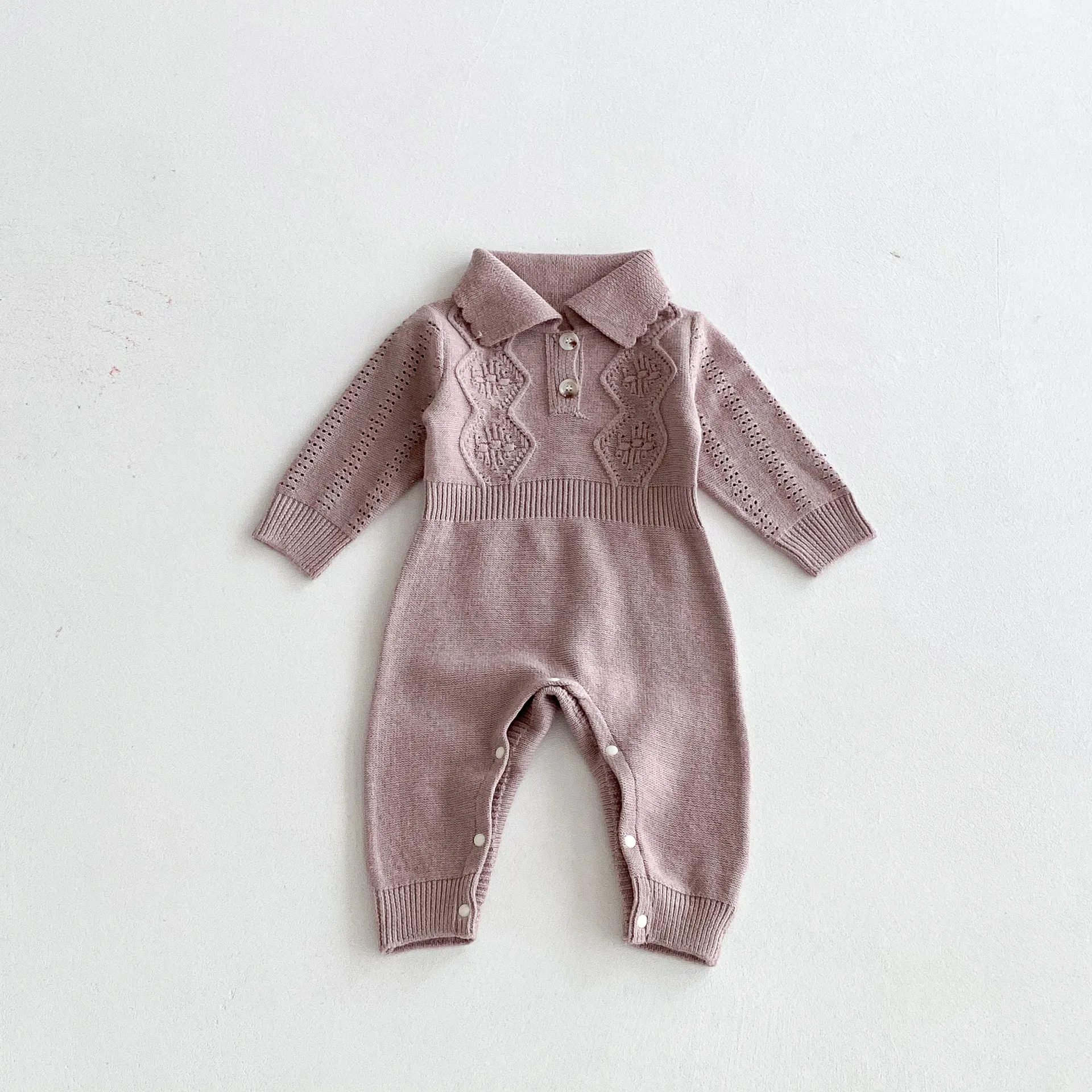 Ropa de otoño para bebés de 0 a 3 años, peleles para niños pequeños, monos para niñas, prendas de punto para niños, traje para niños pequeños - imagen 4