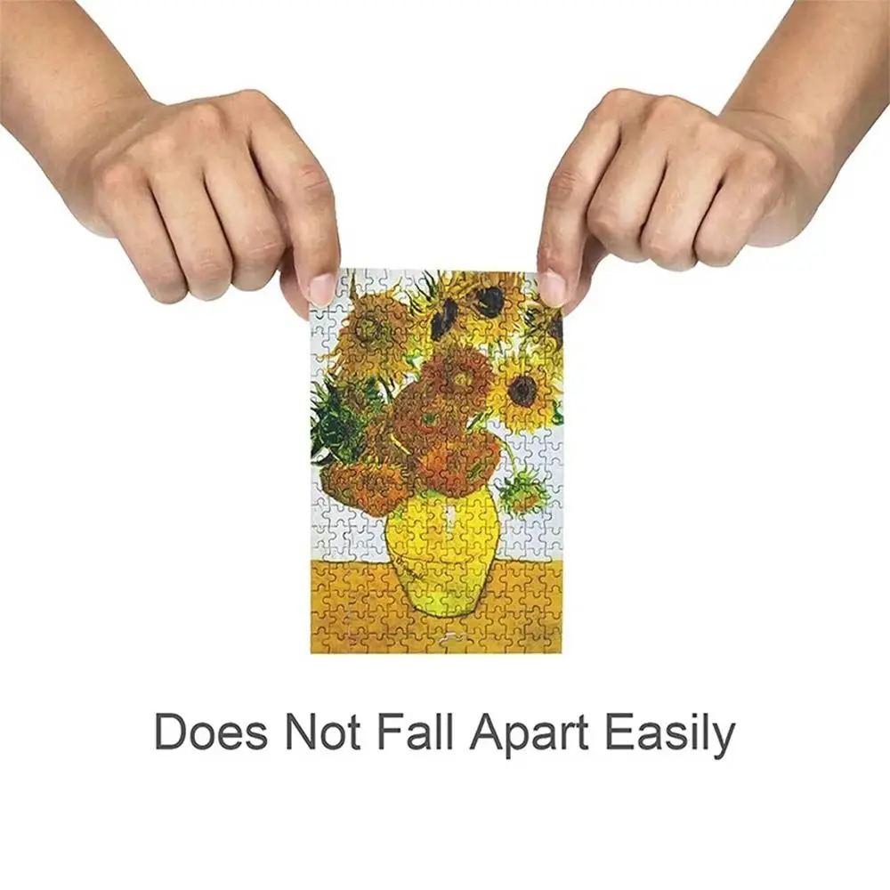 Mini rompecabezas de dibujos animados, pintura al óleo creativa, juego de descompresión de paisajes, juguetes educativos familiares, 150 piezas por juego - imagen 5