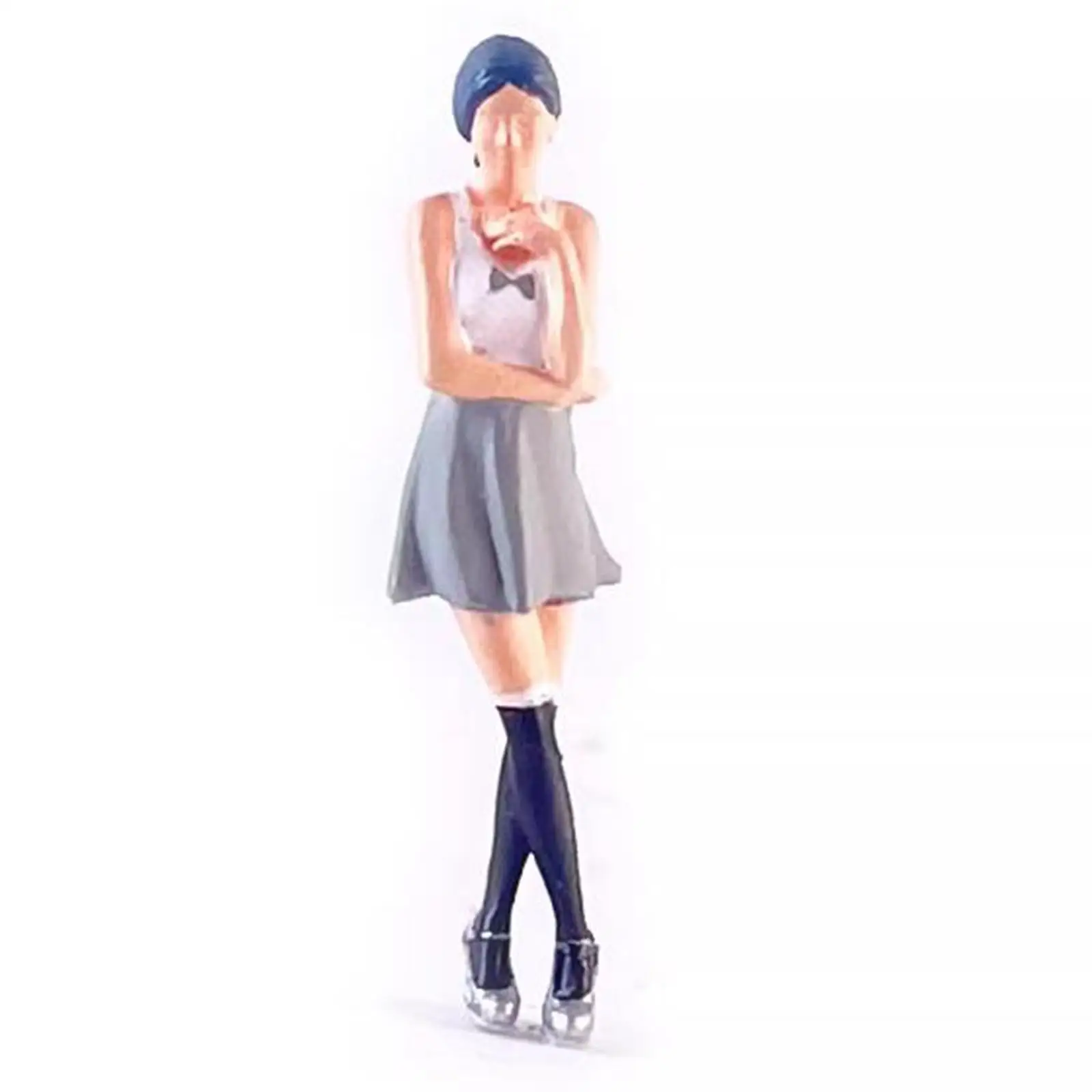 3Pcs 1:64 Scale Women Men Figures DIY Scene Dress Girl Model Miniature Scene