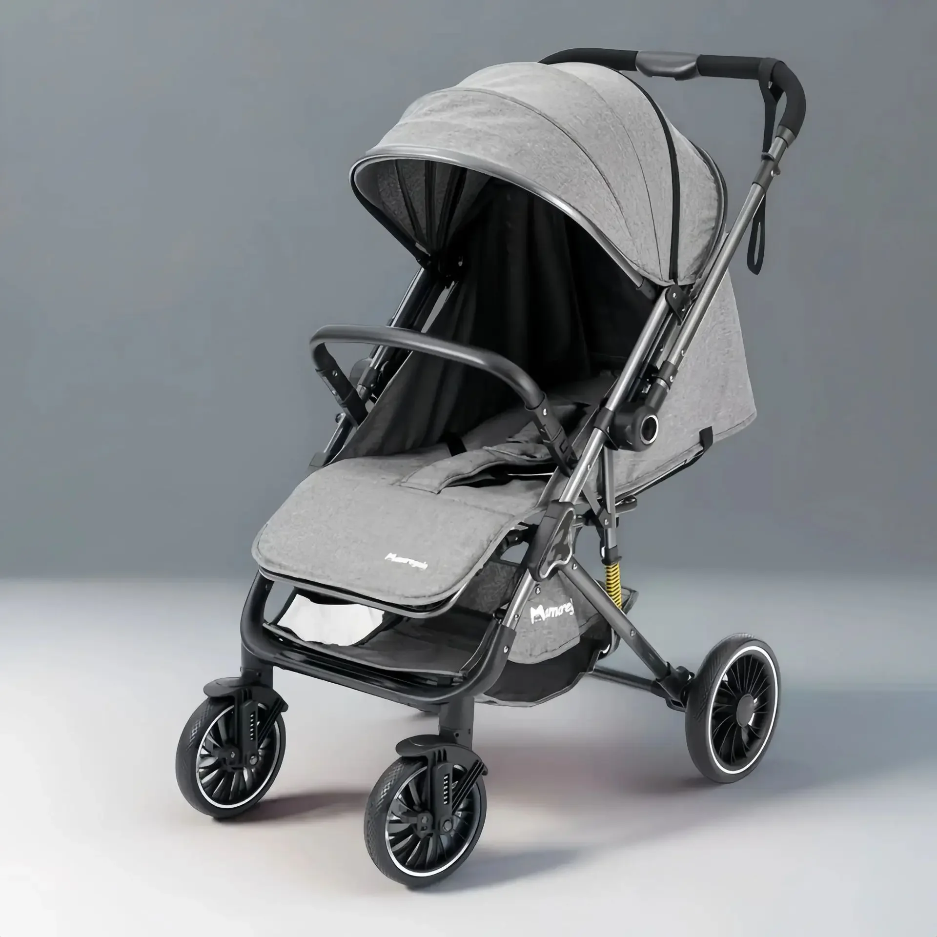 Cochecitos de bebé de alto paisaje, ligeros, plegables, sentado, reclinados, cochecitos bidireccionales para niños, carritos de equipo para caminar