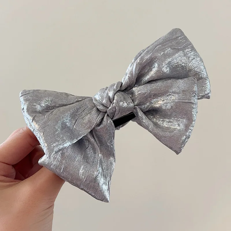 Horquilla plateada con bola para el cabello de niñas – Estilo clásico - imagen 3