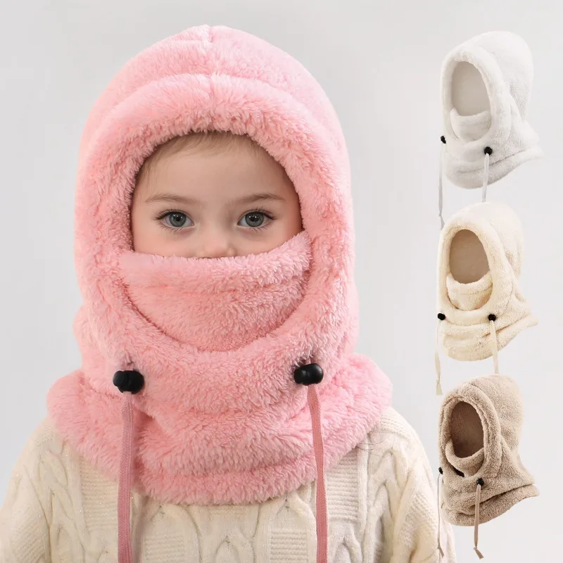 Gorro térmico con capucha para niños, protección integral de invierno - imagen 4