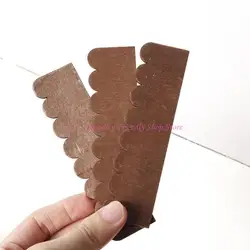 Aleros y tejas de madera miniatura para casas muñecas
