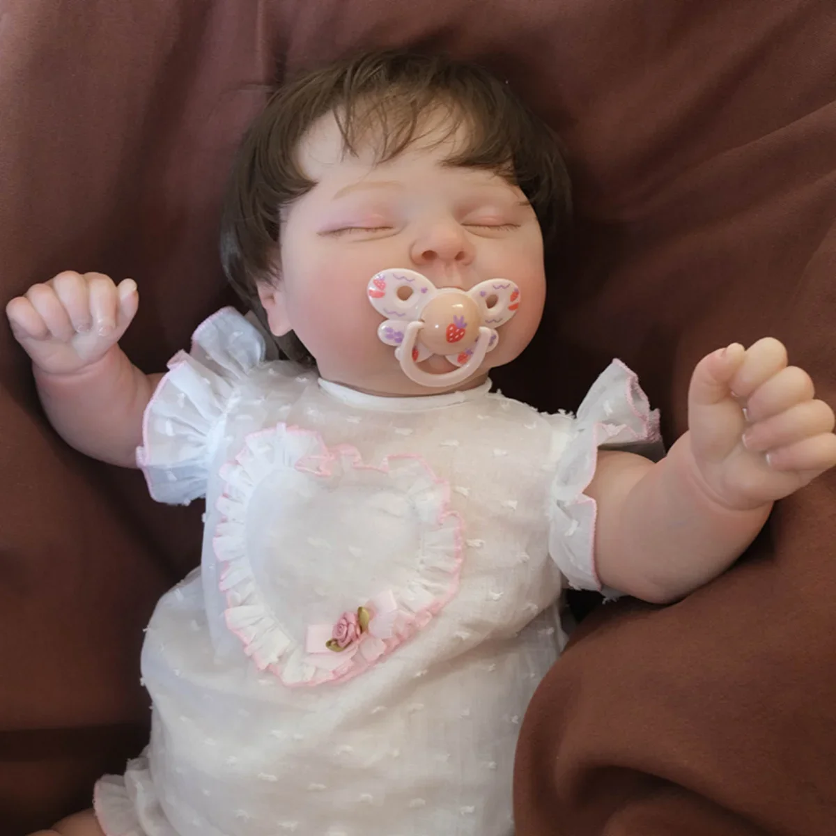 Bebe Peaches muñeca reborn realista para recién nacidos dormilona - imagen 2