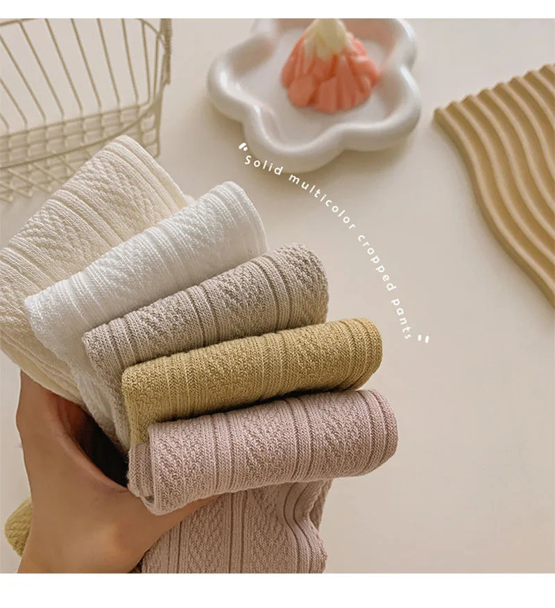 Leggings de Primavera para Niñas Pequeñas, de 1 a 7 Años, Color Caramelo Sólido, Pantalones Ajustados Finos para Niñas, Pantalones Dulces para Niñas - imagen 5