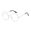 Silver frame white
