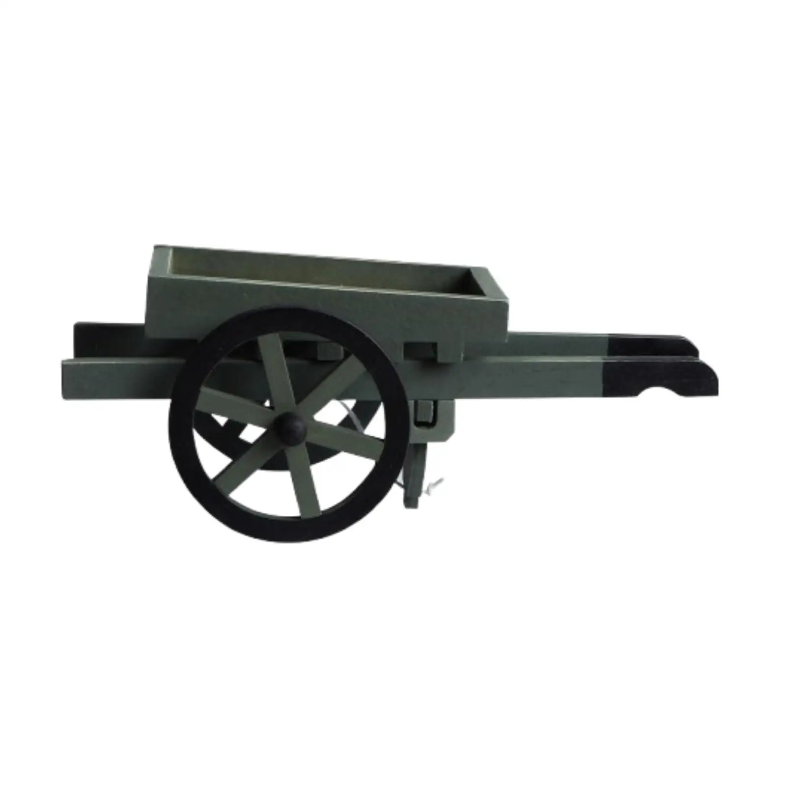 Mini Pushcart Model Compact Small Wheelbarrow for Boys Girls Kids Children