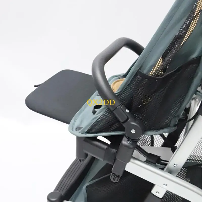 QX2D Instalación rápida Carrollers para bebés Extensión reposapiés 30x30cm Descanso piernas expandibles Diseño amplia - imagen 3