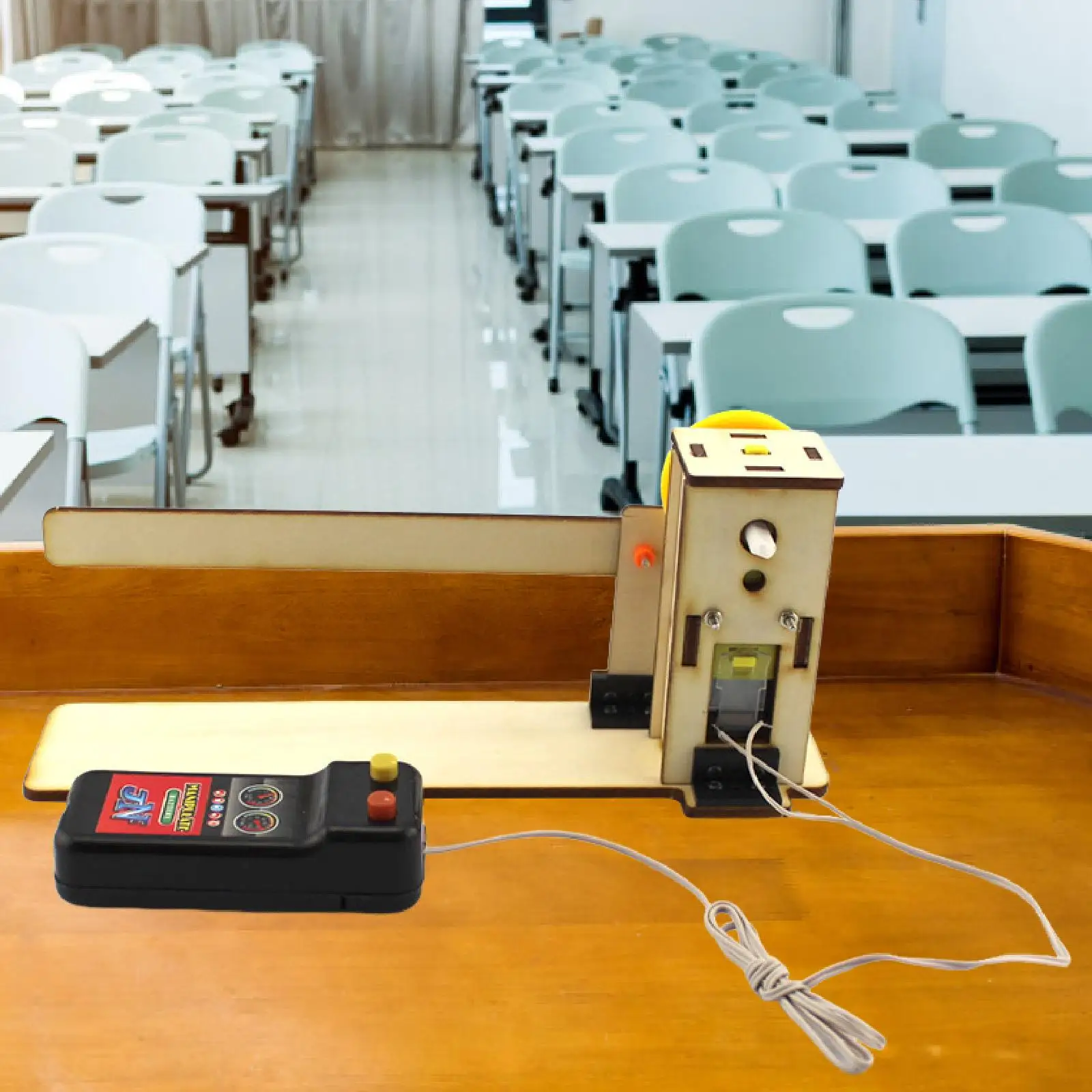 Modelo de puerta de madera física juguete interactivo para padres e hijos rompecabezas juguete para niños