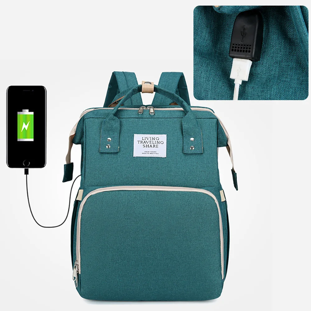 Bolsa de pañales impermeable y plegable para bebé ultrapráctica - imagen 3