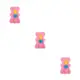  pink 5 5cm  3 set o