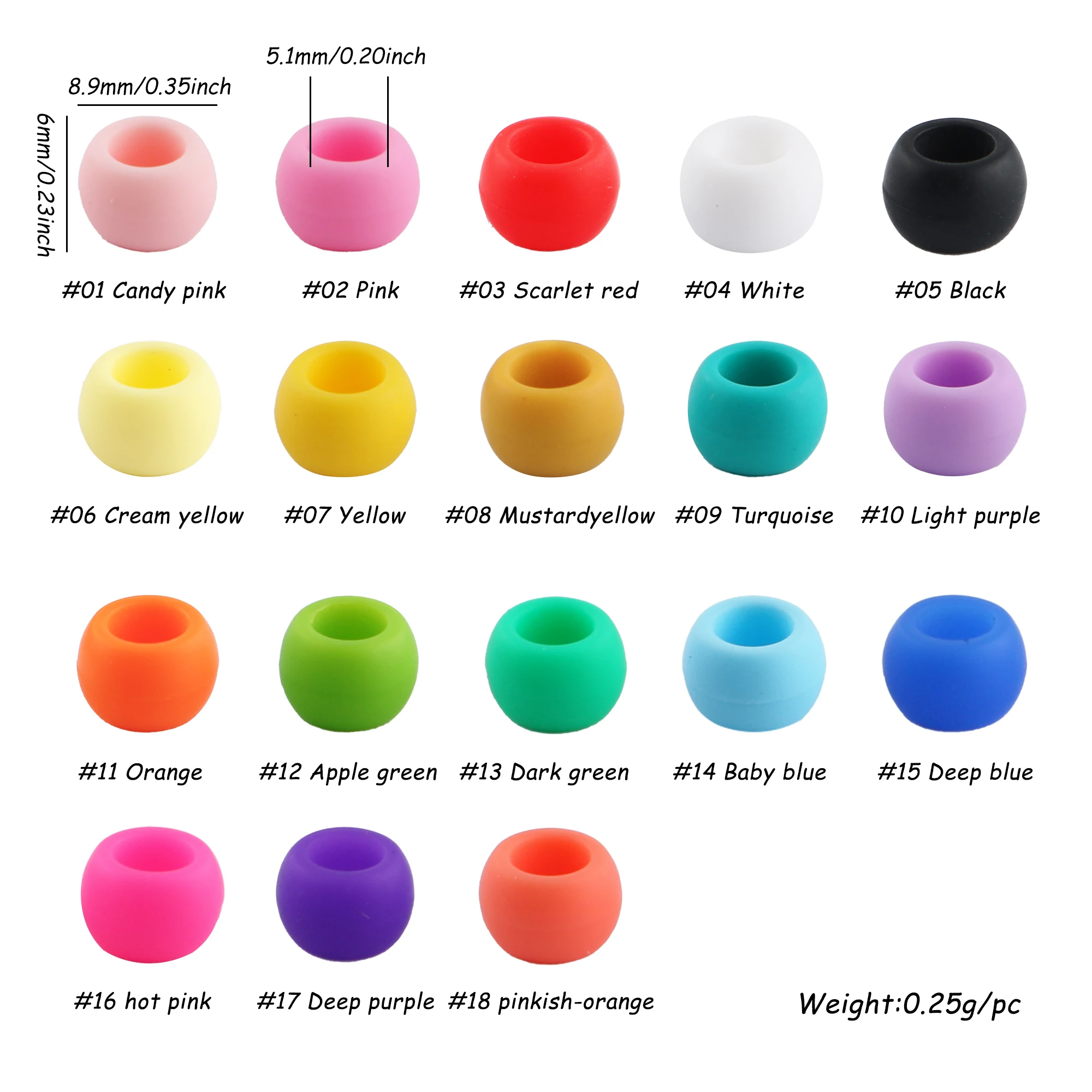 Cuentas de silicona para pulseras niños - imagen 5