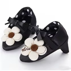 Zapatos de tacón antideslizantes para niña con lazo - Primavera/Otoño