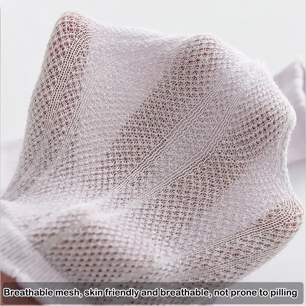 Medias de malla nuevo algodón largo hueco Color sólido niños medias finas hasta la rodilla calcetines largos niñas - imagen 4