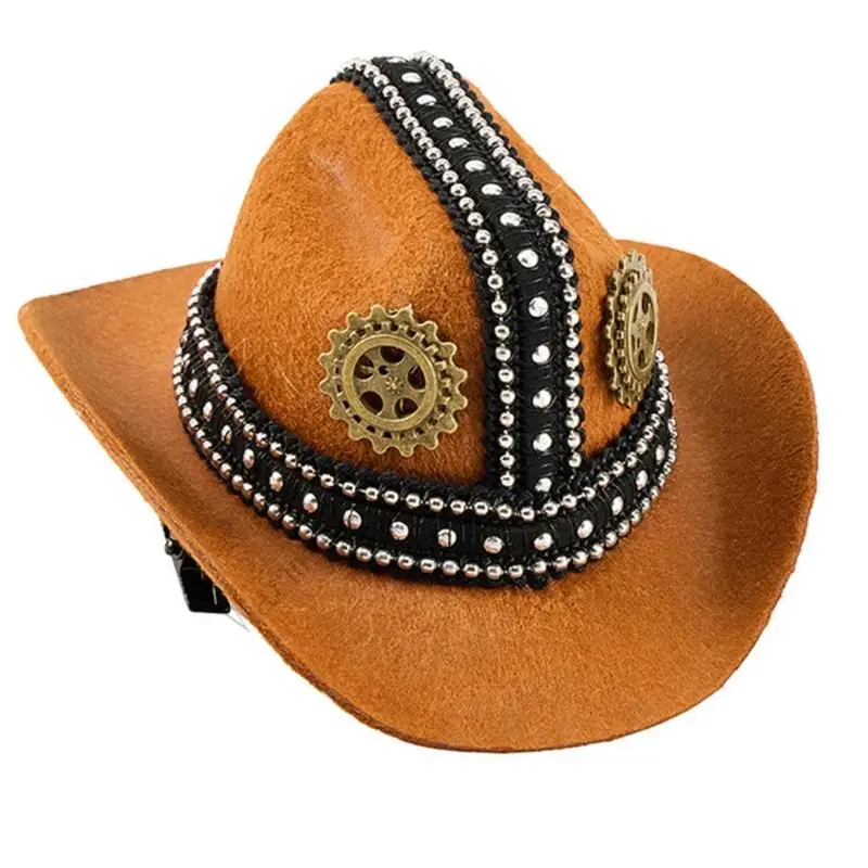 Tamaño mini del sombrero de fieltro