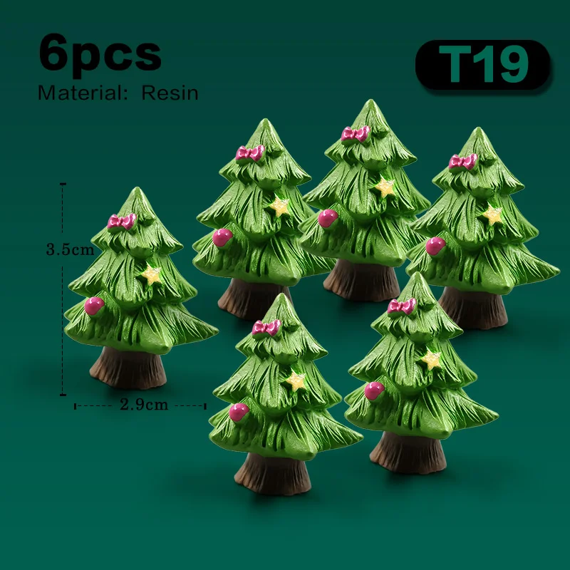 6pcs Xmas Tree-T19