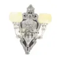 Silver Double Lamp
