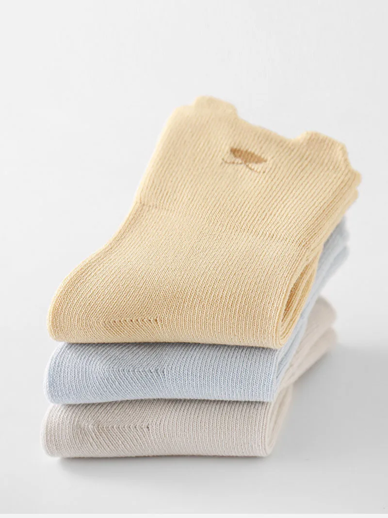 MILANCEL Calcetines de suelo para bebé – Algodón fino 0-3T - imagen 4