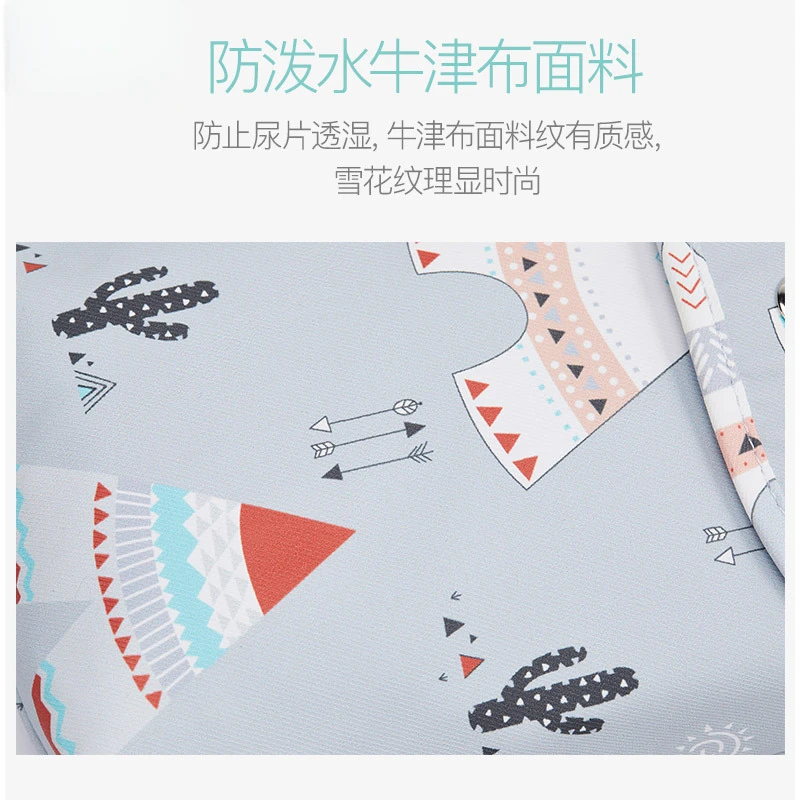 Bolsa de pañales para bebés reutilizable, impermeable, organizador de almacenamiento para mamás, mochila de pañales de viaje para cambiarse de bebé, accesorios para el cuidado del bebé - imagen 5