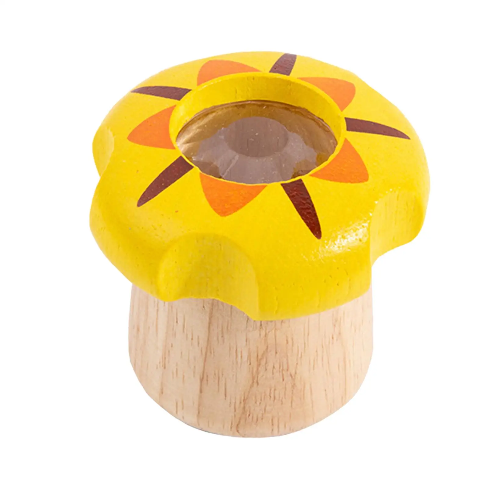 Wooden Kaleidoscope Educational Mushroom Shape, Development Wooden Toys Kids