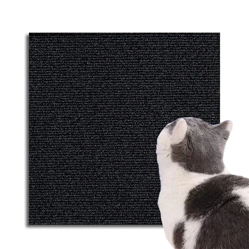 Alfombra autoadhesiva recortable para gatos, rascador de pared, sofá antiarañazos para gatos, tablero para rascar, protección para sofá, afilar patas - imagen 3
