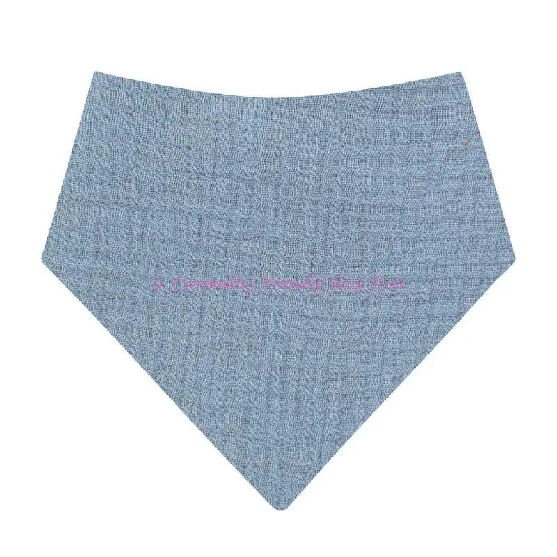 Babero para bebé 85AE, babero suave y transpirable, babero algodón con estampado, Baberos a presión, babero para dentición