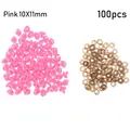 100pcs Pink-10X11MM