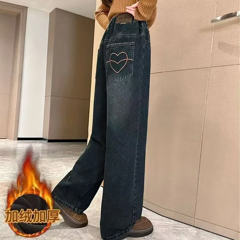 Pantalones de lana infantil – Rectos y cálidos para invierno - imagen 4