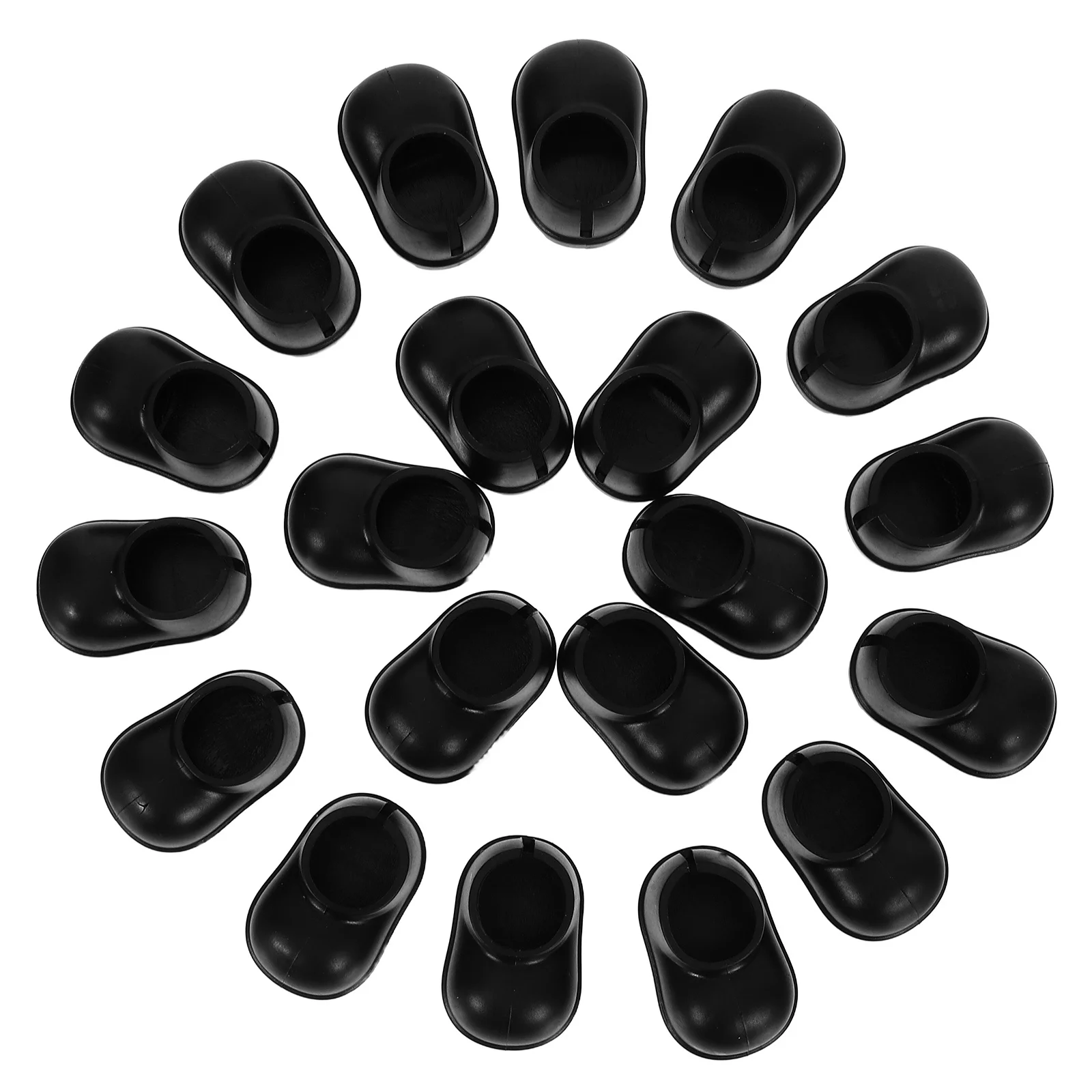 Botas de lluvia en miniatura, detalles realistas, diseño versátil, mejora el juego imaginativo, Mini adornos para casa, zapatos de simulación, 10 pares - imagen 3