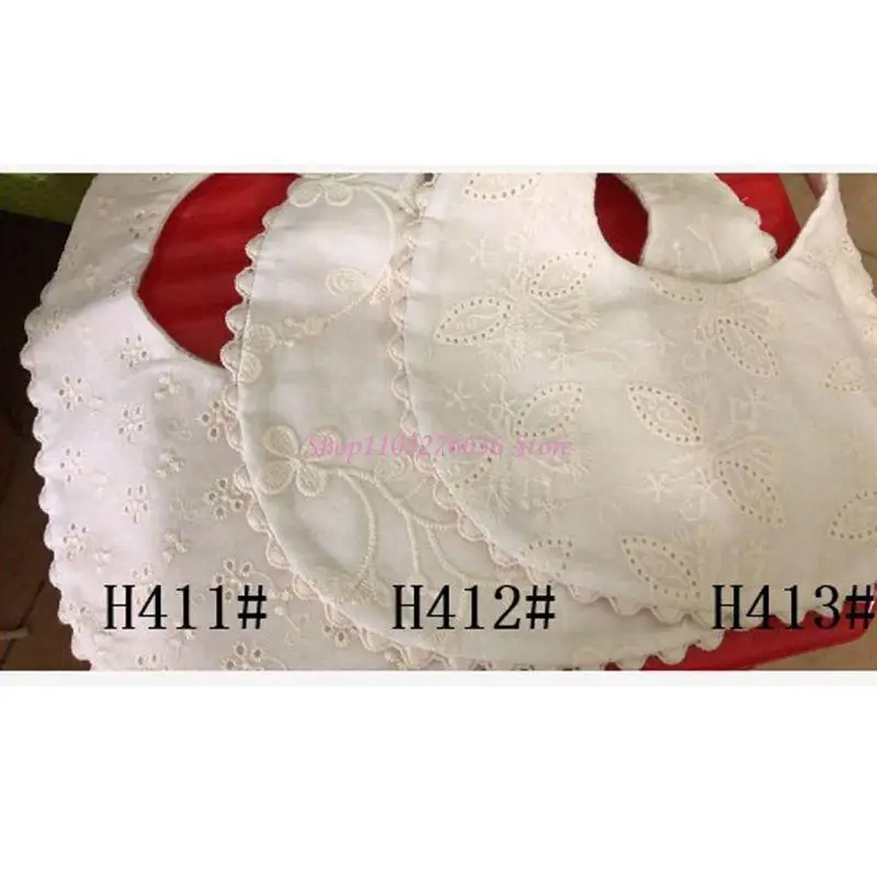 R6FD Baby Bandana babeando y dentición con delicado acceso a ropa bordado - imagen 5