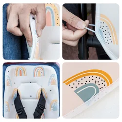 Cojín para cochecito de bebé transpirable con red 1,5 cm espesor