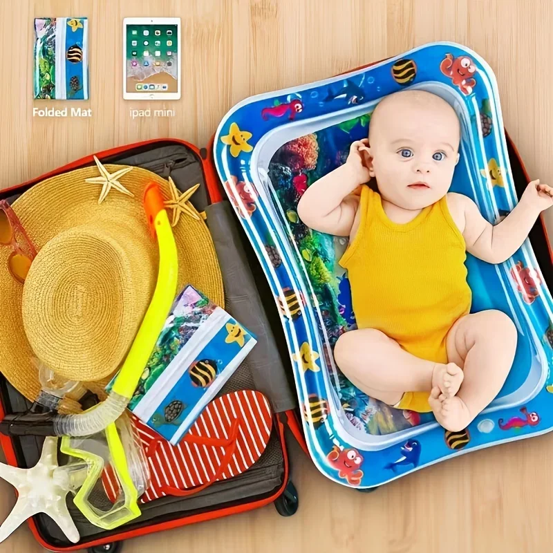 Infinno Alfombrilla inflable para bebé – Colchoneta cómoda barriga - imagen 4
